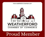 Badge Weatherford Chamber Of Commerce Member