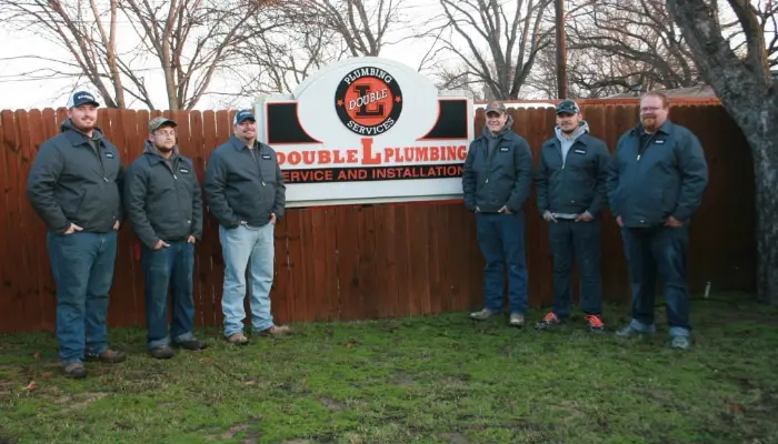 Double L Plumbing Plumbers Fence Sign Double L Plumbing Plumbers Fence Sign